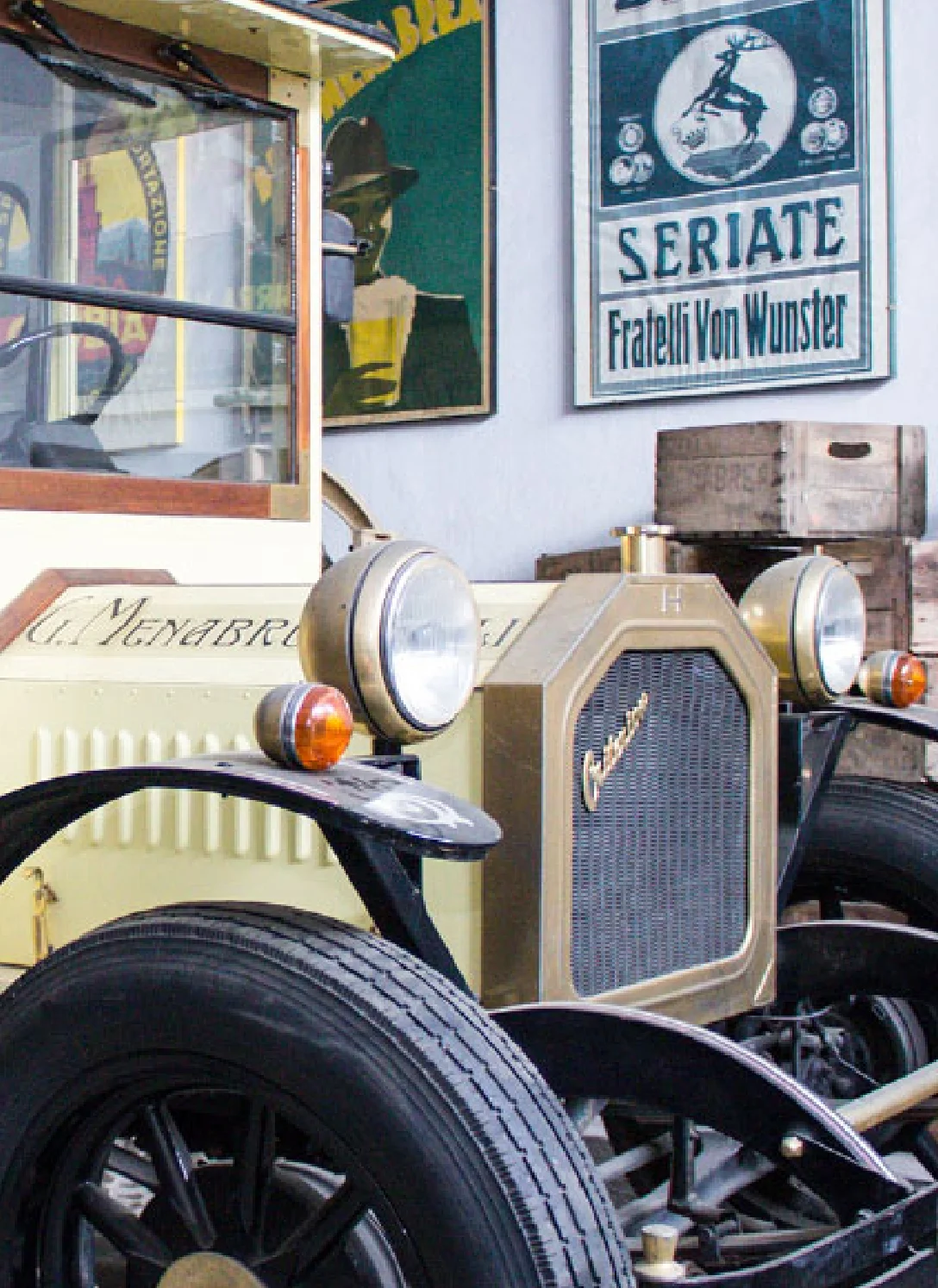 Vintage Car inside museum